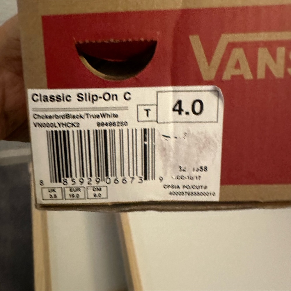 Classic vans slip on